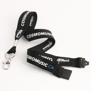 Cosmo Music Black Lanyards