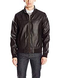 Outfit11 Mens Lambskin Leather Black Jacket