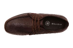 BROWN Casual Slip-on Leather Shoes