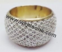 Silver Plated Hammered Napkin Ring