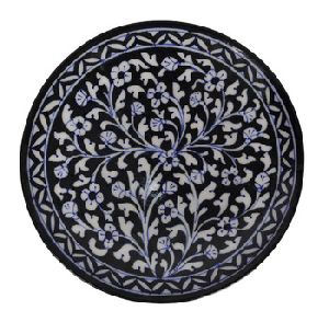 Blue Pottery Ceramic Serving Plate