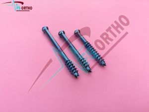 Cannulated Screw 3.0mm Short Threaded Titanium,Self Tapping Self Drilling 35 PCs