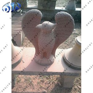 pink sandstone small eagle