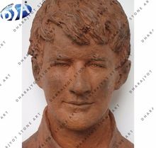 Sandstone Decorative Human Bust Statue