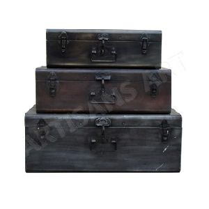 Iron Vintage Storage trunks
