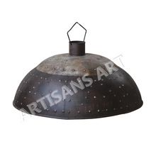 Old Rustic Metal Ceiling Lamp