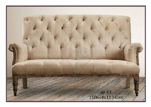 Wooden Chesterfield Sofa Chair
