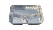 ALUMINUM FOIL FOOD CONTAINERS WITH COMPARTMENT