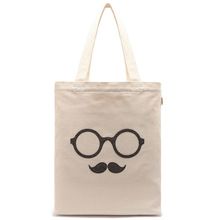 Canvas Tote Bags with Leather Handle