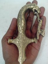 Brass Inlay Carving Sword Handle