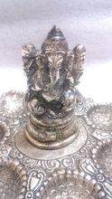 OIL SILVER  INLAY CARVED SINGLE LAMP