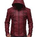 Red Real Leather Jacket