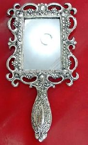 Handicrafted make up mirror