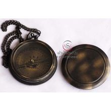 Antique Black Pocket Compass