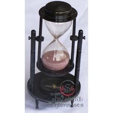 Sand Timer With Compass Base