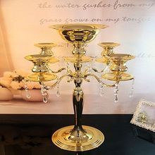 Candelabra with Crystal Hanging