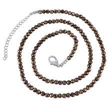 Rounds Beads 18 inch Sterling Silver Necklace