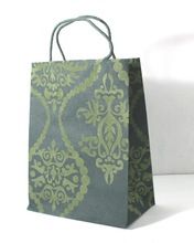 Handmade recycled cotton paper mini wedding gift bags