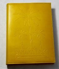 tree embossed leather journal