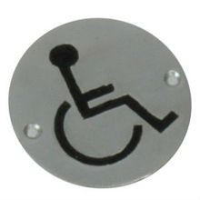 Disabled Sign Plate for door