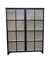 IRON GLASS CABINET FOR WALL DISPLAY WITH MIRROR