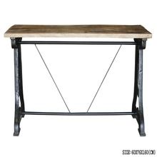 Iron Wooden Desk Table