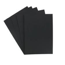 Black Kraft Paper Sheets