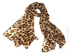 Poly chiffon Leopard print Scarves scarf