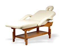 Facial Cum Massage Bed with detachable armrests