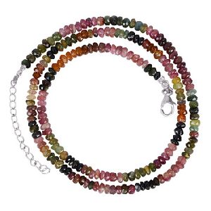 Multi Tourmaline Gemstone Rounds Beads