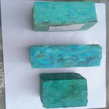 Fine Gemstones Block Brick Rough Blue