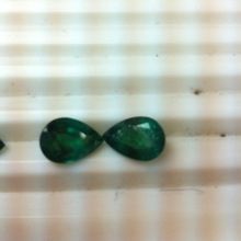 Natural Emerald Gemstone Pear Shape Gemstones