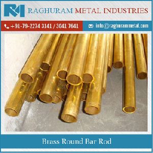 Hot Rolled Solid Brass Round Rod at Rs 370/kilogram in Jamnagar