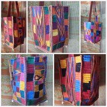 Kutch embroidered vintage tote bag