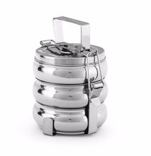 Stainless steel Belly Tiffin Box Lunch Box 3 Tier