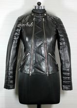 sheep nappa leather fashion jacket