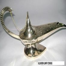 Brass Aladdin genie lamp