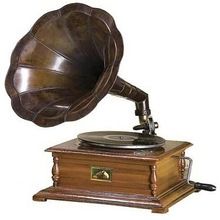 Nautical Antique Brass Gramophones
