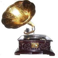 Nautical Antique Carved Gramophones Reproduction