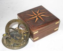 Nautical Antique Gilbert sundial compass