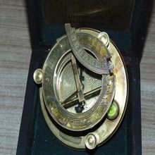 Nautical Antique J.H STEWARD Sundial Compass