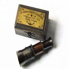 Nautical Victorian Marine Pocket Telescope with box
