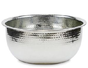 Stainless Steel Pedicure Bowl Hand Hammered