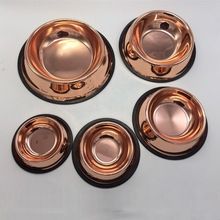 Stainless Steel Dog Bowl Rose Gold