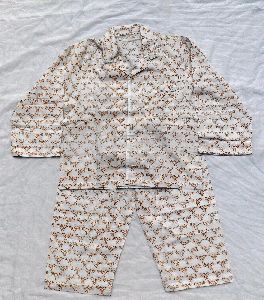 cotton hand block printed Kids Pajama sets