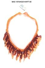 Seed Bead Cotton Thread Necklace
