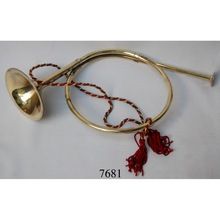 Decorative hunting brass bugle