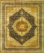 Tabriz Mahi Knotted Carpet
