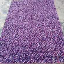 Woolen Pebbles Shaggy Rugs Carpet