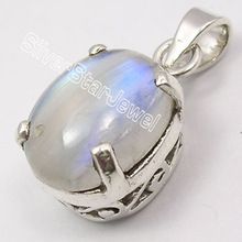moonstone  sterling silver partywear pendant